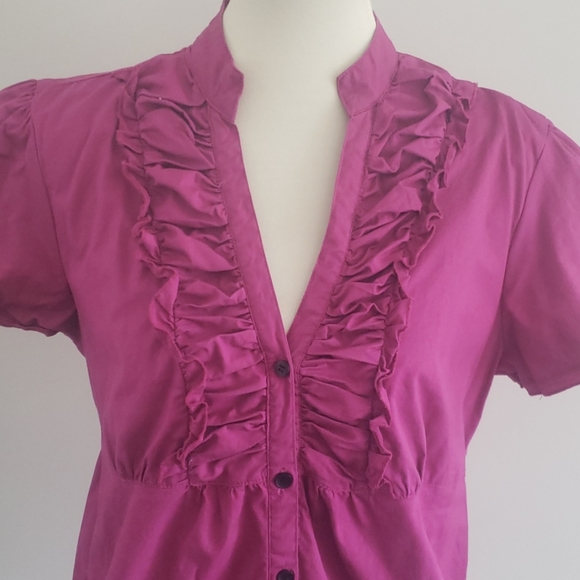 Andrew & Co. Fuscia Blouse - Picture 2 of 7